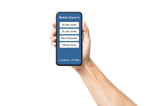 Easy app to allow customers to check in using their own device